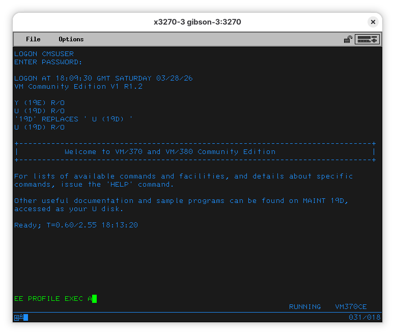 calling the ee editor