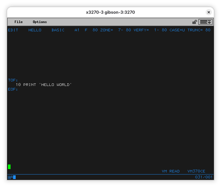 A very short program
